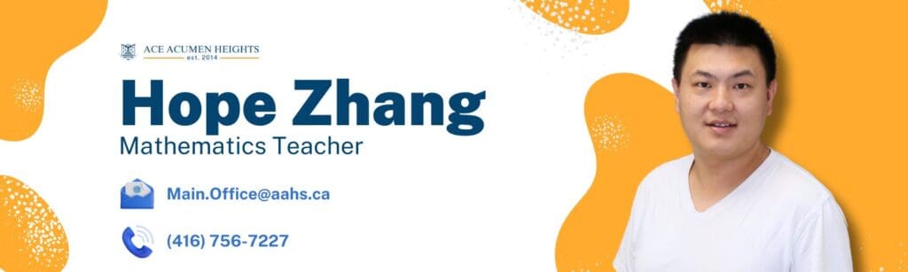 Hope Zhang: Mathematics Teacher